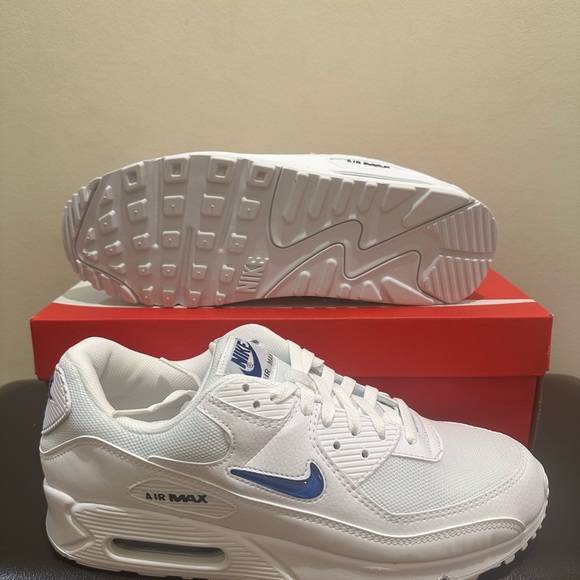 NIB Men Nike Air Max 90 jewel white royal main image 7